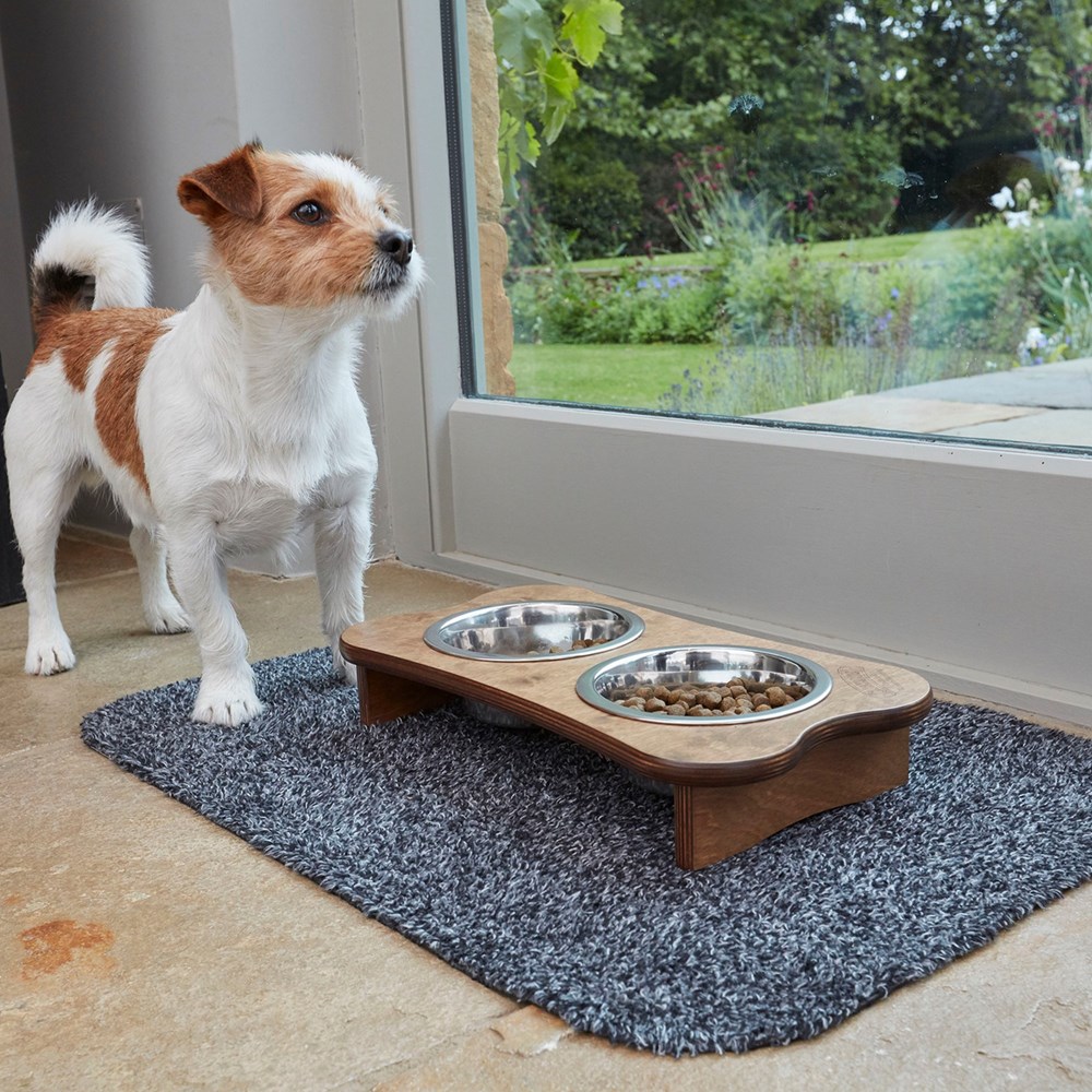 Latex Anti Slip Washable Plain Doormat in Grey